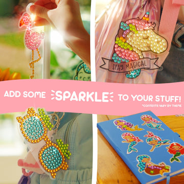 Blue Squid Diamond Painting Kits For Kids - Mermaids Diamond Art For Kids, 5D Gem Art Kits For Kids, Kids Arts & Crafts, Gift For Boys & Girls 5 6 7 8 9 10 11 12