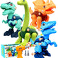 HAFUZIYN Dinosaur Toys for Kids, 4 Pack Take Apart Dinosaur Toys with Electric Drill for 3 4 5 6 7 8Year Old Boys and Girls, STE