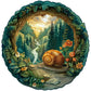 Wooden Puzzles for Adults, Wooden Jigsaw Puzzles for Adults Kids, 3D Vision Effect-3D Snail-2 Unique Shaped Wood Puzzles Adult, 