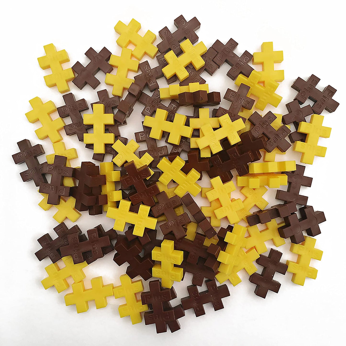 Plus Plus 3D Animal Figure Building Block Set, 70 Mini Interlocking Puzzle Pieces, Fun Stem Toys For Kids - Giraffe Maker Tube