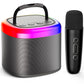 Hwwr Mini Karaoke Machine For Kids: Portable Bluetooth Speaker With Wireless Microphone For Kids & Adults - Ideal Christmas & Bi