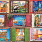 Buffalo Games 1500 Piece Jigsaw Puzzle - Windows Open to The World - Large Multicolor - Challenging Paper Puzzle - Model 2469