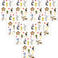 Playhouse Loony Tunes Bugs Bunny and Friends Pack of Three Perforated Sticker Half-Sheets - 3 Packs
