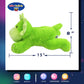 Glow Guards 15'' LED Plush Triceratops Dinosaur Stuffed Animal, Green Glow in the Dark Toy for Kids, Perfect for Birthdays and Children's Day
