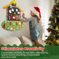 Enhon DIY Felt Christmas Tree Set with 29 Detachable Ornaments, Nativity Advent & Wall Hanging Decor