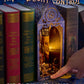 Ourmiao Book Nook Kit Magic Research Institute, Diy Miniature Booknook House Kit For Adults With Led Lights, 3D Wooden Puzzle Bo