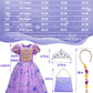 Davvew Princess Dresses For Girls,Light Up Princess Costume For Christmas, Halloween, Birthday Gifts For Age 3-8 Year Old