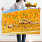 Momibook Puzzles For Adults 1000 Piece Jigsaw Puzzles Of Autumn In The Mountains And Wilderness, Fall Painting Image Challenging