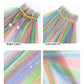 Sabbenia Princess Cape Set For Little Girl Dress Up,11Pcs Princess Cape Cosplay Christmas Halloween Birthday Gift 3-8Y (Rainbow)