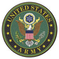 FANMATS 10179 U.S. Army 44in. Round Rug - Home Decor
