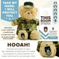 Zzz Bears Sgt Sleeptight Army Teddy Bear With Storybook & Sleep System, Comforting Gift For Army Kids, Helps With Bedtime Routin
