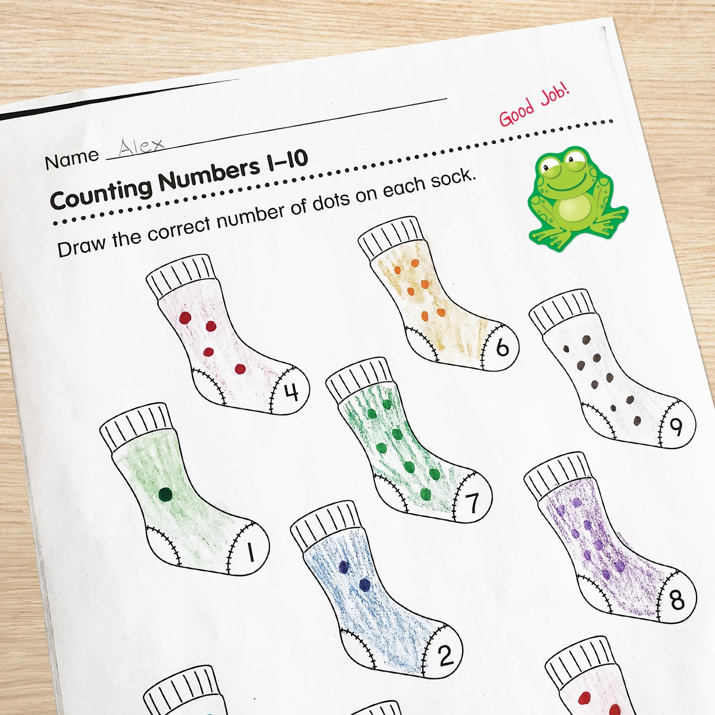 Carson Dellosa 90-Piece Frogs Stickers for Kids, Green Smiling Frogs Classroom Stickers, Perfect for Incentive Charts, Reward St