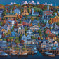 D·O·W·D·L·E Jigsaw Puzzle - Plymouth - 1000 Pieces - Blue Chip Board, Cardboard - Model 10290