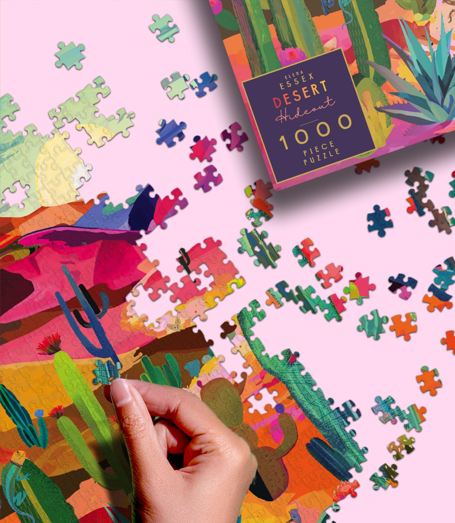Elena Essex 1000 Piece Puzzle For Adults - Desert Hideout | Puzzles | Puzzles For Adults 1000 Pieces | Cool Cactus National Park