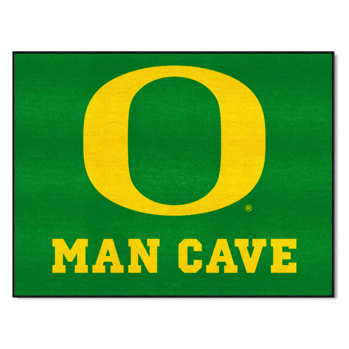 FANMATS 14689 Oregon Ducks Man Cave All-Star Rug - 34 in. x 42.5 in.