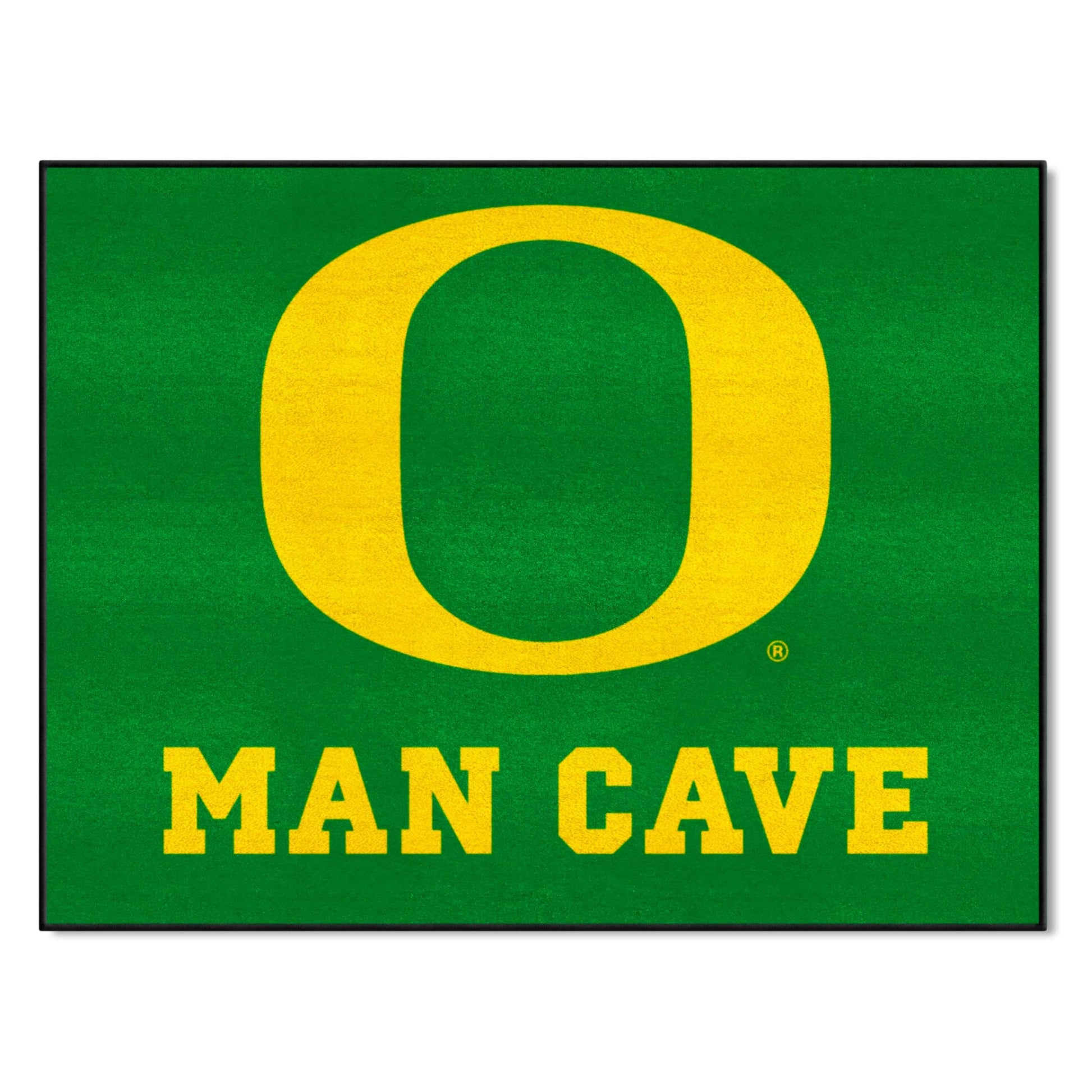 FANMATS 14689 Oregon Ducks Man Cave All-Star Rug - 34 in. x 42.5 in.