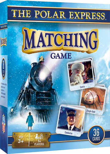 Masterpieces Kids Games - The Polar Express Matching Game - Game For Kids And Family - Laugh And Learn