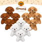 Skylety 12 Pcs 5'' Mini Dogs Stuffed Bulk Animal Puppy Party Favor Cute Soft Plush Dog Toy Valentines Gift For Kids Classroom(Ad
