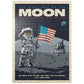 MyPuzzle NASA 1969: First Man On The Moon, Vintage Poster - Premium 500 Piece Jigsaw Puzzle for Adults