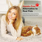 Perfect Petzzz - Original Petzzz Orange Tabby Cat, Realistic Lifelike Stuffed Interactive Pet Toy, Companion Pet With 100% Handcrafted Synthetic Fur