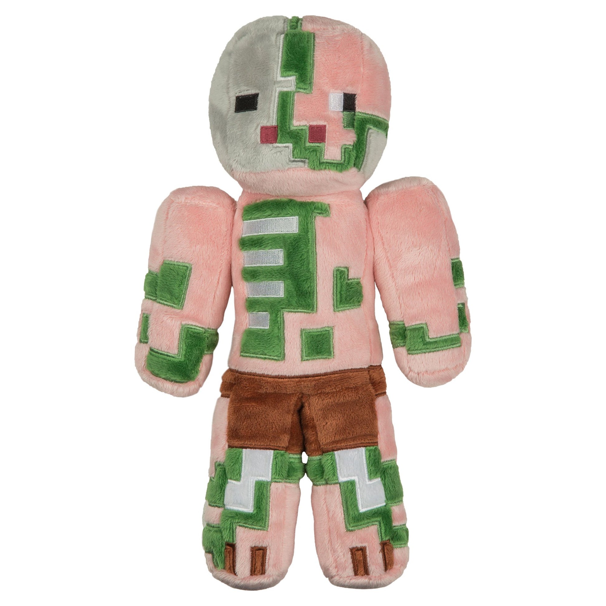 Jinx Minecraft Zombie Pigman Plush Stuffed Toy, Multi-Colored, 12 Tall, With Display Box