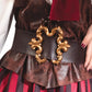 Fun World Baby Girls Toddler High Seas Buccaneer Costume, Maroon, Small Us