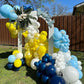 Fotiomrg 110Pcs Light Blue Balloon Garland Arch Kit, 18 12 10 5 Inch Light Blue Latex Balloons Different Sizes Pack For Birthday