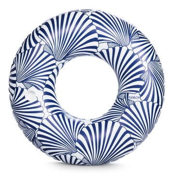 Funboy Giant Inflatable Seashells Tube Float, Luxury Raft For Summer Pool Parties And Entertainment