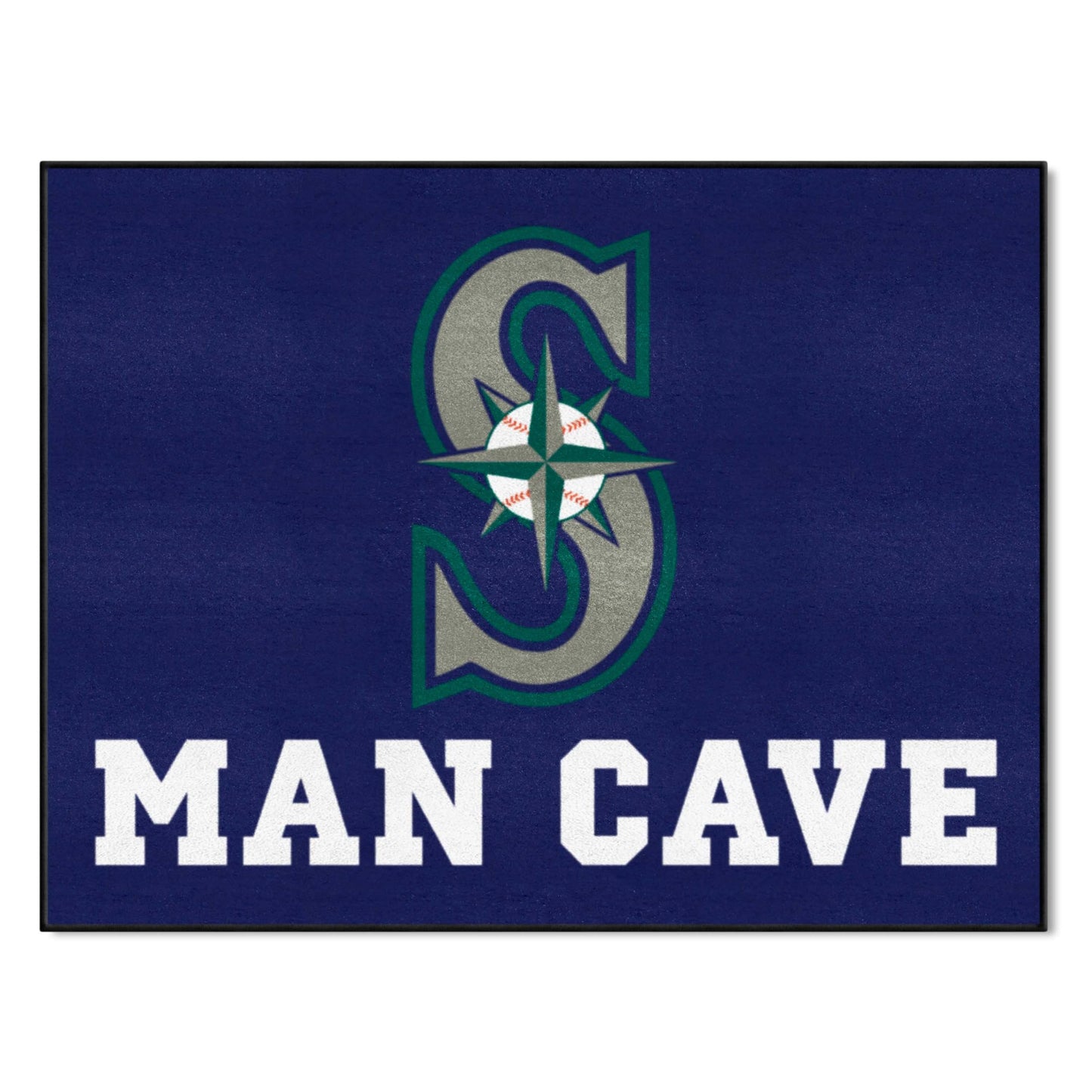 FANMATS MLB - Seattle Mariners Man Cave All-Star Mat 33.75x42.5