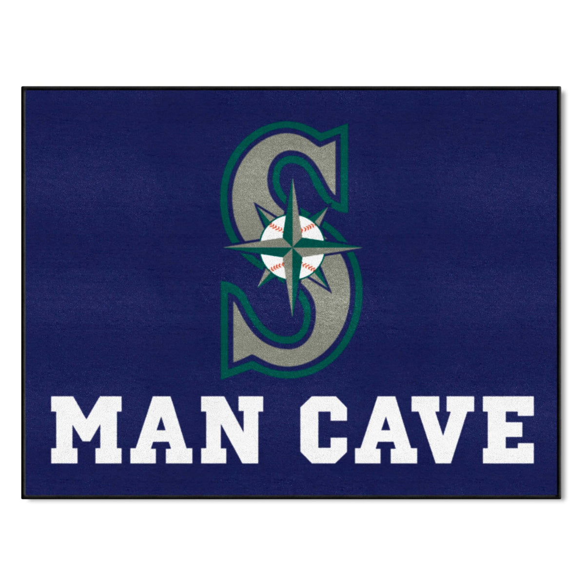 FANMATS MLB - Seattle Mariners Man Cave All-Star Mat 33.75x42.5