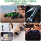 Qojh 4Pcs 3.7 Volt 18650 Rechargeable Battery, 18650 Battery 3500Mah Flat Top For Remote Control Toy, Headlamp, Led Flashlight,
