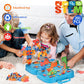AquaArcc Design and Drill Toy for Boys Age 4-8, 351pc Kids Dinosaur Toy Electric Drill with Toolbox for Boys 4 5 6 7 8 Years Old