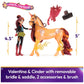 Unicorn Academy Valentina & Cinder Friendship Set - Dolls & Unicorn Toys, One Size, Plastic, Model 6072677, Great Gifts for Girls 4+