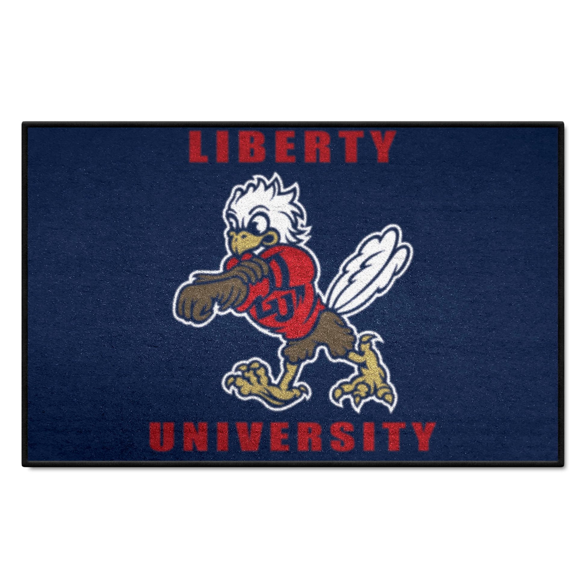 FANMATS 12786 Liberty Flames Starter Mat Accent Rug - 19in. x 30in. | Sports Fan Home Decor Rug and Tailgating Mat - Sparky Masc