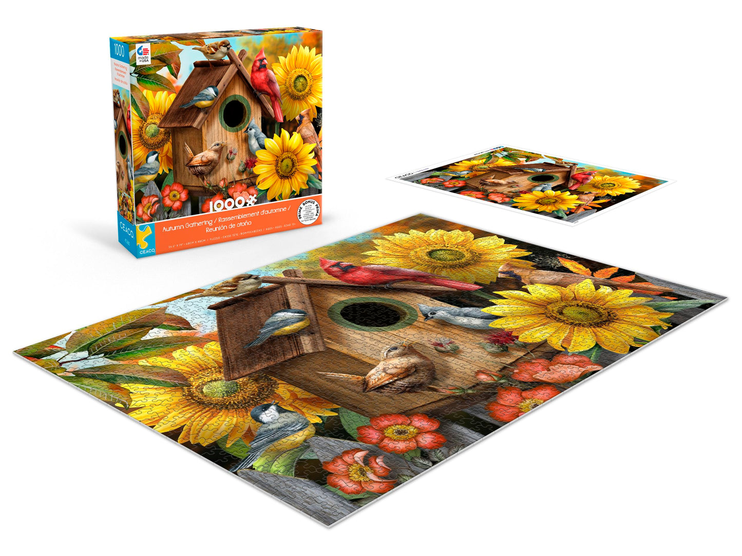 Ceaco - Tom Wood - Autumn Gathering - 1000 Piece Jigsaw Puzzle
