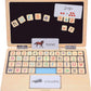 Todller First Wooden Laptop - Montessori Play & Learn Set