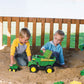 TOMY John Deere 15'' Big Scoop Dump Truck with Sand Tools, Brown/a