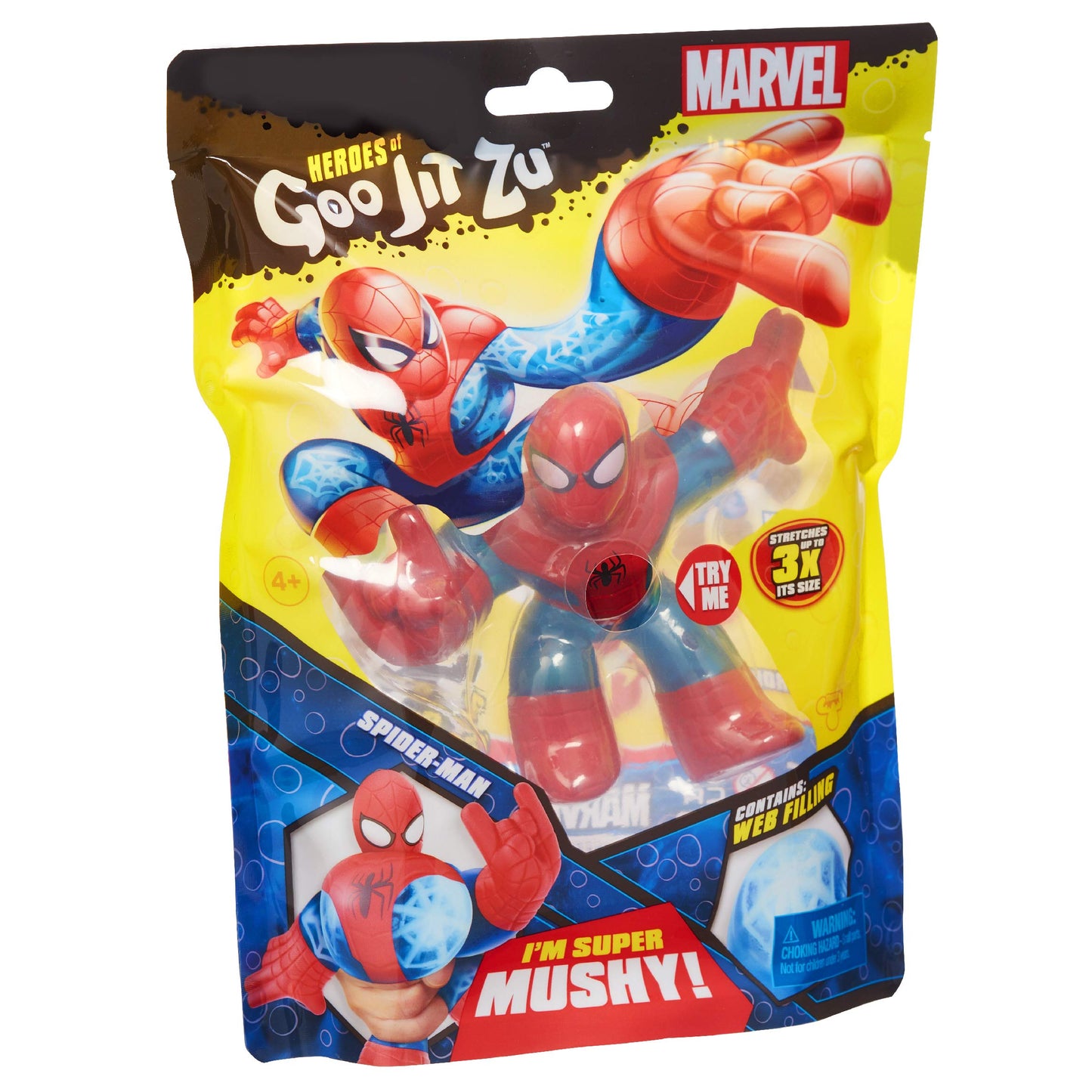 Heroes Of Goo Jit Zu Licensed Marvel Hero Pack - Spider-Man, Multicolor (41054)