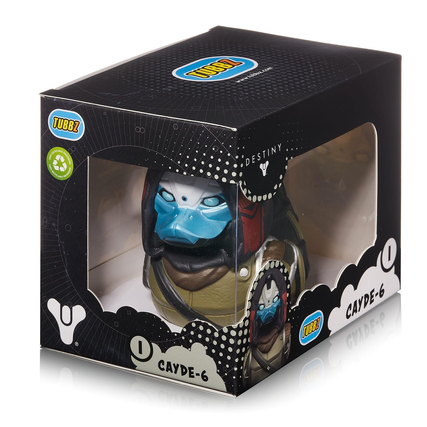 TUBBZ Cayde-6 Collectible Vinyl Rubber Duck Figure - Boxed Edition - One Size - Official Destiny Merchandise