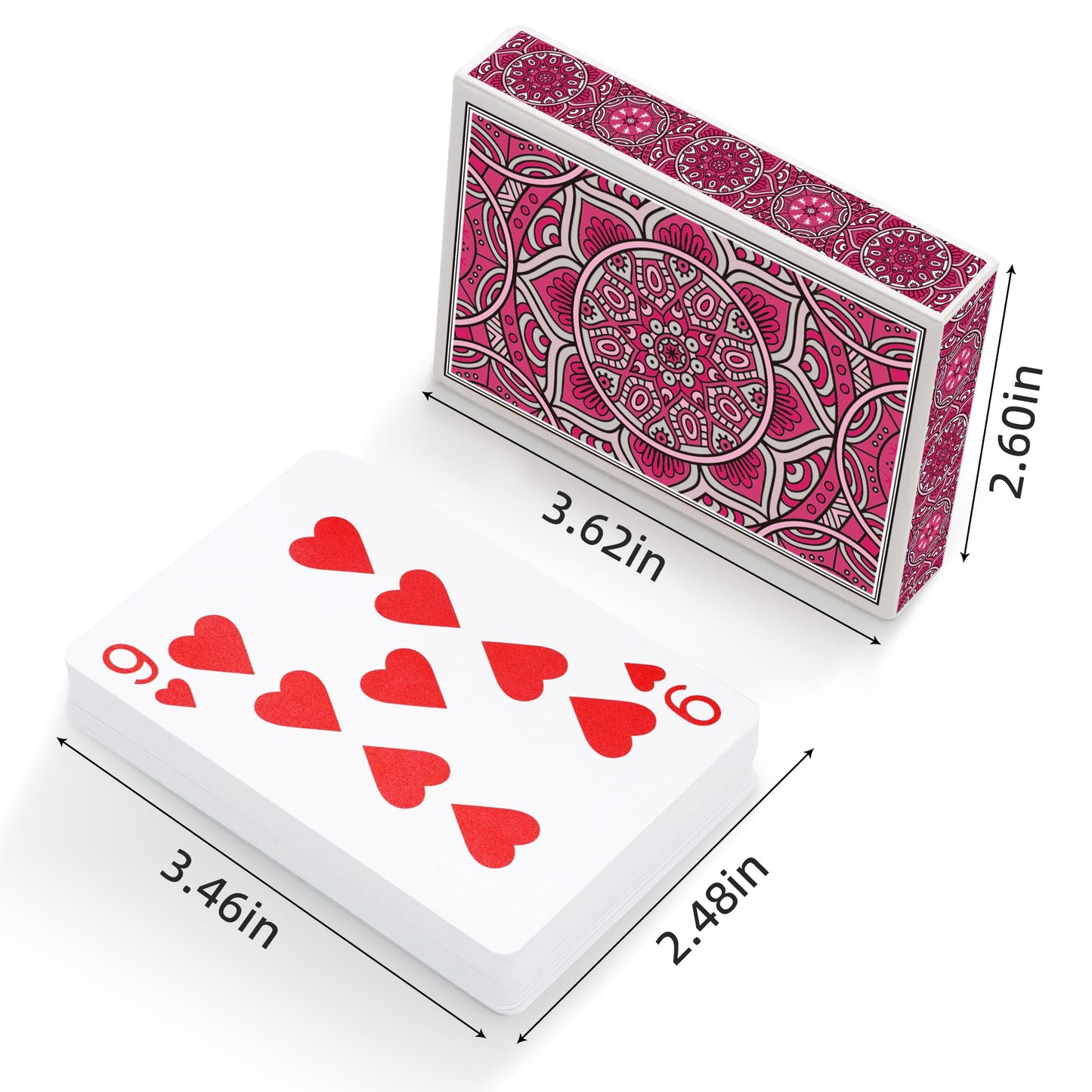 Metsyth Playing Cards,Deck Of Cards,Playing Cards 2 Pack,Standard Poker Cards Professional Set,Fun Card Games For Adults,Unique