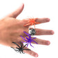 288 Bulk Halloween Spider Ring Assortment - Orange, Purple, Black, and Glow-in-the-Dark Creepy Crawly Party Favors, Treats, and