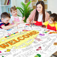 Naozinebi Welcome Coloring Poster For Kids Giant Coloring Poster Large Positive Affirmation Inspirational Coloring Tablecloth Ju