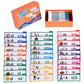 30 Word Family Build Book & Read And Rhyme Flip Book  Phonics & Sight Words Flash Cards For Preschool/Kindergarten, Fun Learnin