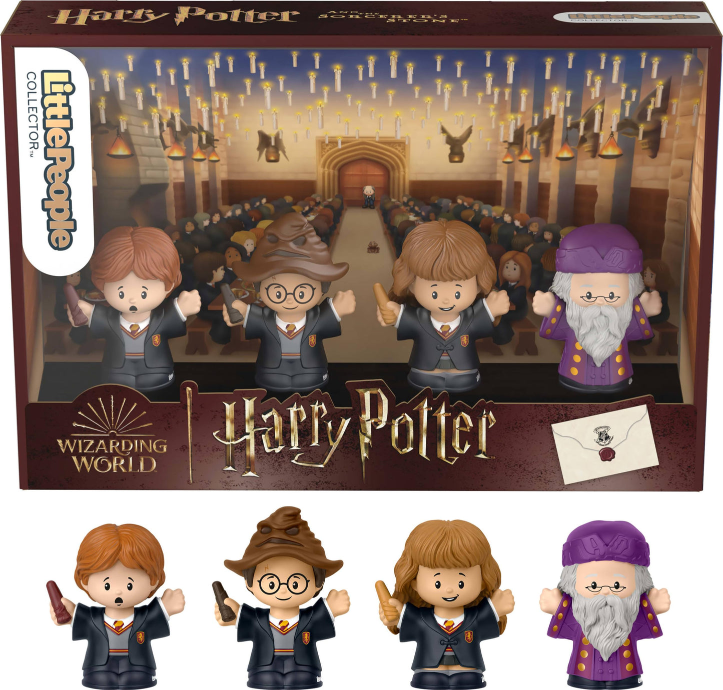 LITTLEPEOPLE COLLECTOR Harry Potter Movie Special Edition Set, 4 Figures, Multicolor, Model HVG45