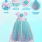 Uporpor Light Up Dress Princess Costume Girls Halloween Outfit For Toddler Christmas Dress For Teens Kids Birthday Party Carnival, 130