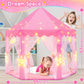 Evoionos Princess Tent For Girls, Castle Tent For Girls, Princess Castle Play Tent With Large Star Lights, Kids Tent Indoor Play