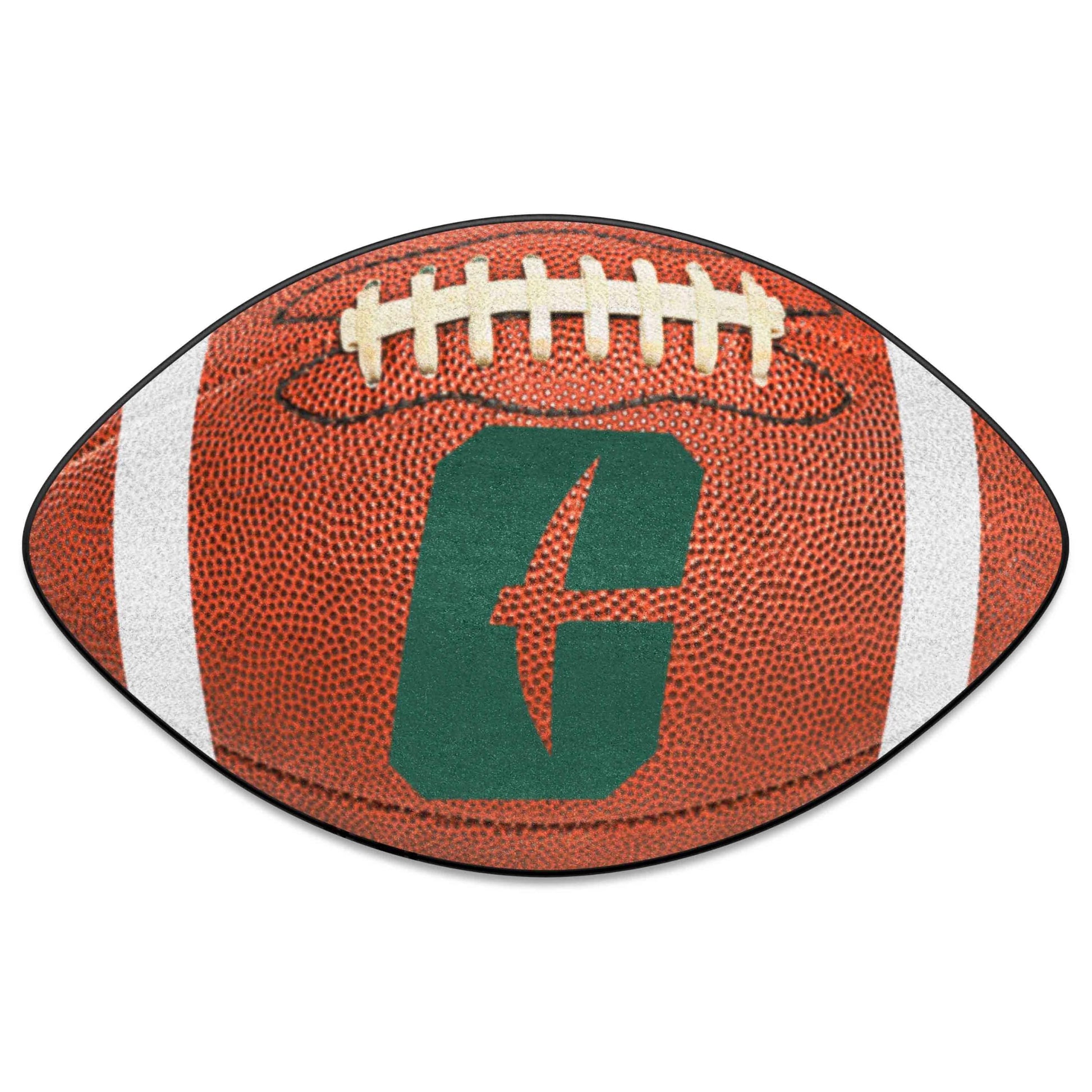 FANMATS 4789 Charlotte 49ers Football Rug - 20.5in. x 32.5in. | Sports Fan Home Decor Rug and Tailgating Mat