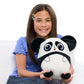 Just Play Flipeez Large Plush Jane Panda - Multi-color, Polyester, Model 47043, Ages 3 and Up