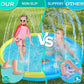 Heeyoo Splash Pad For Kids, Non-Slip Splash Pad For Toddler Summer Outdoor Water Toys, Sprinkler Pool For Kids Outdoor Play, Scr
