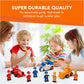 Funerica 12-Pcs People Figures And Toy Cars Playset - Fireman, Police, Construction Workers - Pretend Play Vehicle & Figurine Set Accessories For Kids - Emergency Rescue & Construction Toys